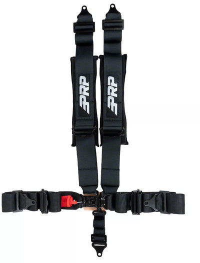 PRP 5.3 Harness - 5 Point Harness 3In Belts w/ Removable Pads - Black