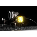 Diode Dynamics Stage Series C1 LED Pod Pro - Yellow Flood Standard ABL (Pair)