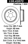 Stoptech auto part detail