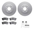 DFC 06-12 Ford Fusion Front Geospec Rotors with 5000 Advanced Brake Pads w/Hardware