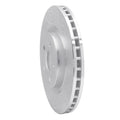 R1 2012-2025 Dodge Durango Front Right Drilled & Slotted Silver Brake Rotor