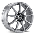 Enkei EDR9 17x7 4x100/108 38mm Offset 72.6 Bore Diameter Silver Wheel
