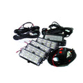 (4)L.E.D GRILL STROBE LIGHT KITWHITE/AMBER(COMES W/2AMBER AND 2WHITE)