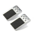CLUTCH AND BRAKE PAD BILLET ALUMINUM W/GRIP TAPE PAIR GOOLSBY EDGE EDITION