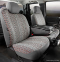 Seat Covers: 2001-2005 Ford Pick Up Fullsize F250/F350 Super Duty; 40/20/40 split seat with center armrest/storage compartment, built-in seat belts; TR40 Series Seat Covers; front; gray