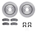 R1 Concepts Brake Rotor- Blank with Optimum Oe Pads Hdw Fits Acura TLX