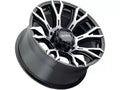 ULTRA 20X10 6X135 BP 25 O/S 4.52 BS GLOSS BLACK WITH DIAMOND CUT FACE AND CLEA