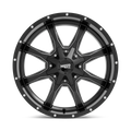 MO970 18x9 8x180.00 SATIN BLACK MILLED (18 mm)