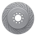 R1 03-05 Jaguar Xjr Front Right Drilled & Slotted Geoperformance Rotor