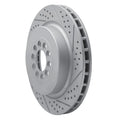 R1 03-05 Jaguar Xjr Front Right Drilled & Slotted Geoperformance Rotor