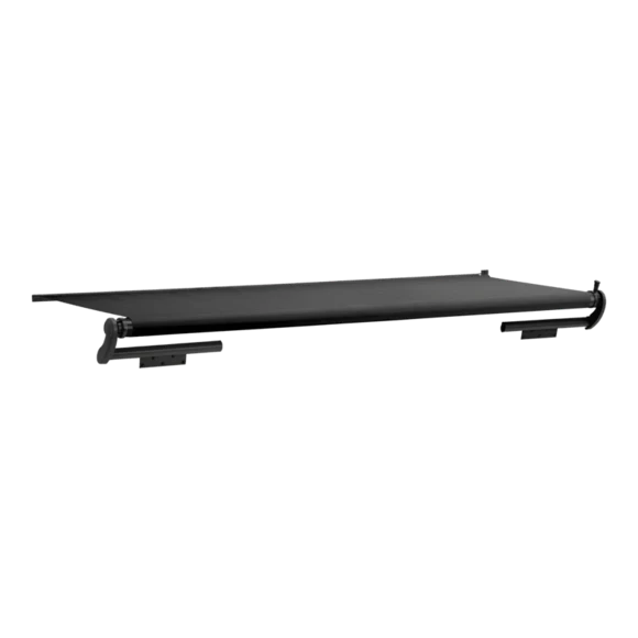 SLIDE TOPPER DELUXE W/RAIL BLACK 90IN