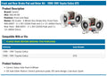 Centric OE Grade Front & Rear Brake Kit (4 Wheel)