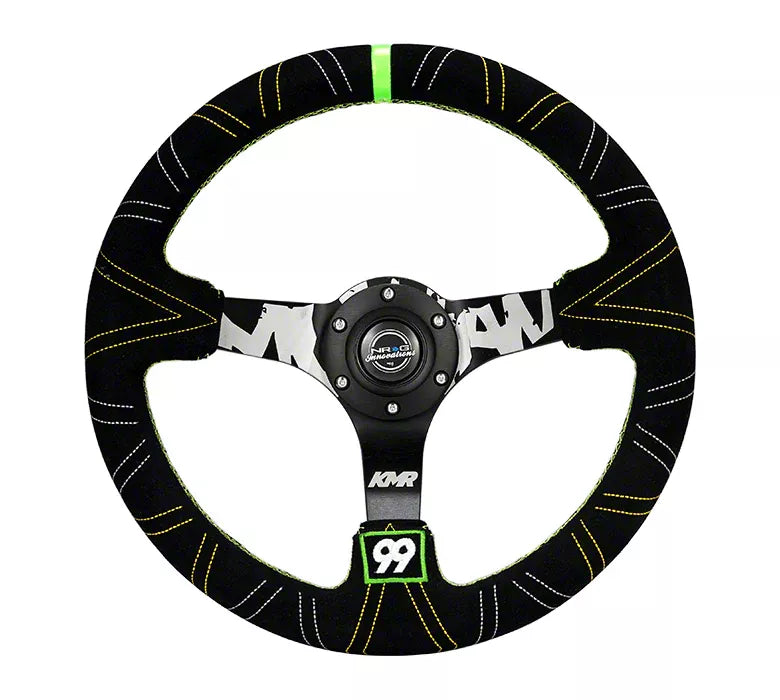 NRG Reinforced Steering Wheel (75mm Deep)  - Kyle Mohan Edition