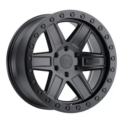 BR ATTICA MAT BLK 18X9.5 6X139.70