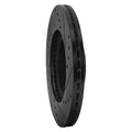 R1 17-19 Jaguar XE Front Left Drilled & Slotted Black Brake Rotor