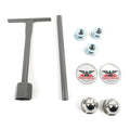 SIMULATOR FRONT SET 19.5IN X 6.75IN 8LUG 4HH W/22MM STUDS DOTLINER