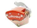 Wilwood Caliper-MC4 Mechanical-R/H - Silver w/No Logo 2.00in Piston .81in Disc - Red