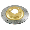 DBA 06-15 Ford Fusion Rear 4000 Series Drilled & Slotted Rotors