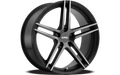 ~(28 lbs. 21X21X11)~ MONOPHONIC 18x8.5 5x120.00 BLACK (35 mm)