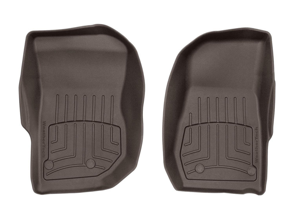 WeatherTech 14-17 Jeep Wrangler Front & Rear FloorLiner HP - Cocoa
