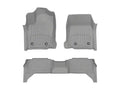 WeatherTech Grey Front Rear FloorLiner HP Fits 2024 Tacoma Hybrid 461846-1-2IM