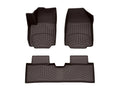 WeatherTech Cocoa Front Rear FloorLiner HP Fits -25-26 Chevrolet GMC 471885-1-2IM