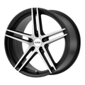 ~(29 lbs. 21X21X12)~ MONOPHONIC 18x9.5 5x120.00 BLACK (45 mm)