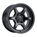 Kansei K14MB Roku 17x8.5in / 6x135 BP / 0mm Offset / 87.1mm Bore - Matte Black Wheel