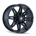 MAYHEM RAMPAGE 8090 MATTE BLACK 17X9 8-165.1 18MM 130.8MM