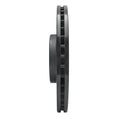R1 10-16 Volvo XC60 Front Right Drilled & Slotted Black Brake Rotor
