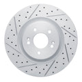 R1 21-26 Hyundai Sonata Front Left Drilled & Slotted Geoperformance Rotor