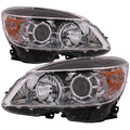 LH HEADLIGHT BZ CCLAS W204 0711(07:FROM 2907)(CHROME BEZELHALOGEN)