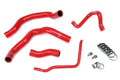 HPS Performance Red Reinforced Silicone Radiator Hose Kit Coolant for Mini 02-08 Cooper S Supercharged