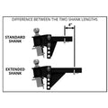 B W Continuum WDH HEAD UNIT 16K 2 REC. Extended Shank - WDHH4504