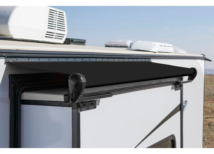 RV SLIDEOUT VINYL AWNING 57IN BLACK