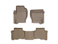 WeatherTech Tan Front and Rear Floorliners Fits -20-16 LR3 453621-450462