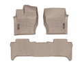 WeatherTech Tan Front and Rear Floorliners Fits -20-22 Range Rover Sport 45480-1-4