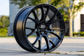 22 IN REPLICA WHEEL DG15 FITS DODGE HELLCAT RIM 22X9 BLACK WHEEL