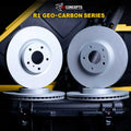 R1 Concepts Brake Rotor- Carbon Coated Fits Hyundai Elantra