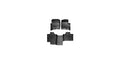 WeatherTech 04 Ford F-150 Front and Rear Floorliners - Black