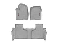 WeatherTech Grey Front and Rear Floorliners Fits -20-24 Chevrolet GMC 461436-1-8