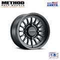 Method MR411 Bead Grip 15x7.0 +38mm Offset 6x139.7 BP 78.30mm CB Matte Black Wheel