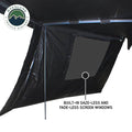 Overland Vehicle Systems XD Nomadic 270 - Awning Wall 3 W Black Out Passenger Side Black Body Black Trim W Storage Bag