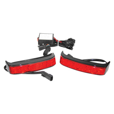 Letric Lighting Stiletto Saddlebag Lights Blk