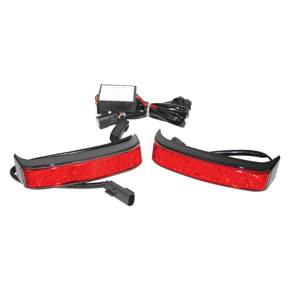 Letric Lighting Stiletto Saddlebag Lights Blk