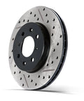 StopTech Slotted & Drilled Sport Brake Rotor - 2015 Ford Mustang GT - Rear Right