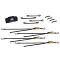 4 Tie Downs Direct Hook & 4-24in Axle Straps