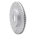 R1 06-09 Chevrolet Trailblazer Front Left Drilled & Slotted Geoperformance Rotor
