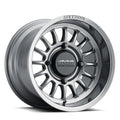 Method MR411 Bead Grip 15x10 / 6+4/25mm Offset / 4x156 / 132mm CB Gloss Titanium Wheel
