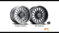 Method MR411 Bead Grip 15x10 / 6+4/25mm Offset / 4x156 / 132mm CB Gloss Titanium Wheel